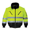 Portwest PJ50YBR - Hi-Vis 3-in-1 Pilotjack Geel/Zwart - 3XL