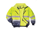 Portwest PJ50YNR - Veste de pilote 3-en-1 Hi-Vis jaune/marine