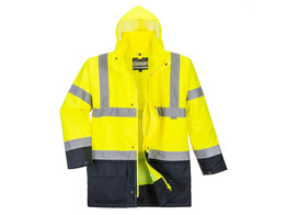 Portwest S766YBR - Essential 5-in-1 parka Jaune/Noir