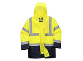 Portwest S766YNR - Essential 5-in-1 parka Yellow/Marine