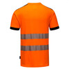 Portwest T181 - PW3 Hi-Vis Vision T-Shirt Short Sleeve Orange/Black