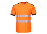 Portwest T181 - PW3 Hi-Vis Vision T-Shirt Short Sleeve Orange/Grey