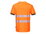 Portwest T181 - PW3 Hi-Vis Vision T-Shirt Short Sleeve Orange/Grey