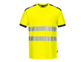 Portwest T181 - PW3 Hi-Vis Vision T-Shirt Korte Mouw Geel/Grijs - M