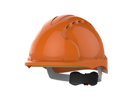 JSP EVO3 ONETOUCH SCHUTZHELM DREHKNOPF - ORANGE - BELUFTET