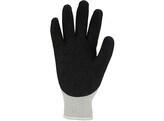 Asatex 3675  Gant d hiver en tricot  noir / gris